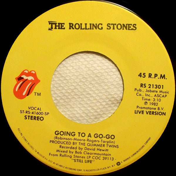 Rolling Go Buy The Rolling Stones : Going To A Go Go (Live) (7