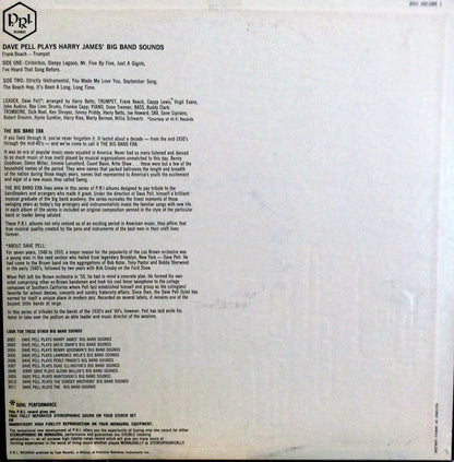 Dave Pell's Big Band : Plays Harry James' Big Band Sounds (LP, Album, Yel)
