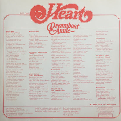 Heart : Dreamboat Annie (LP, Album, San)