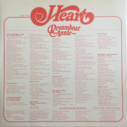 Heart : Dreamboat Annie (LP, Album, San)
