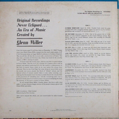 Glenn Miller And His Orchestra : The Original Recordings (LP, Comp, RE, RM, Ind)