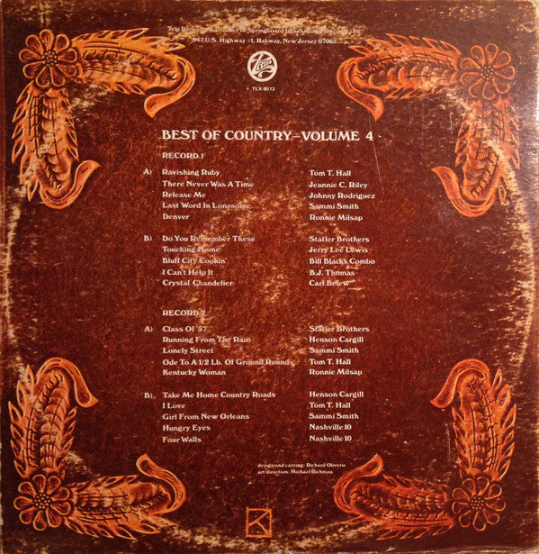 Various : Best Of Country Volume 4 (2xLP, Comp)
