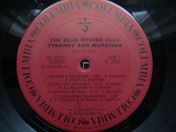 Blue Öyster Cult : Tyranny And Mutation (LP, Album, RE)