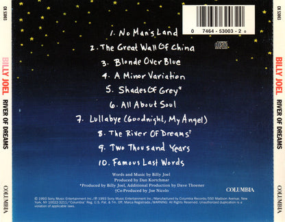 Billy Joel : River Of Dreams (CD, Album, Pit)