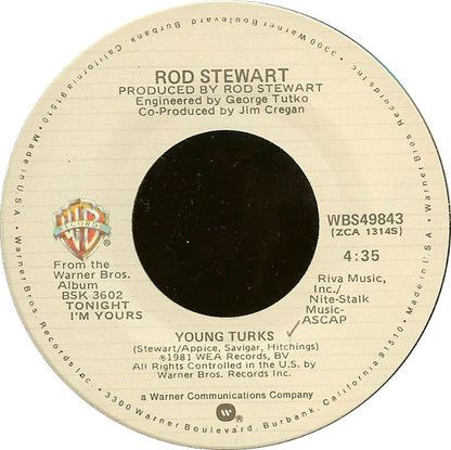 Rod Stewart : Young Turks (7", Jac)