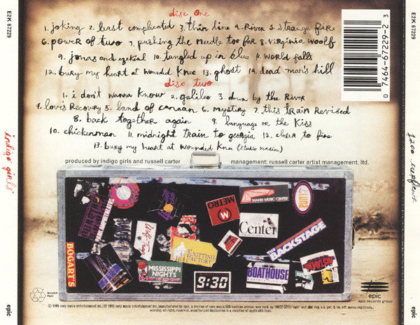Indigo Girls : 1200 Curfews (2xCD, Album)