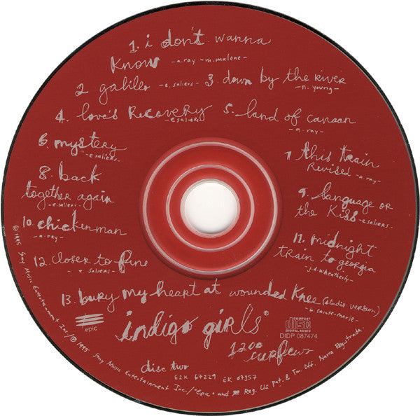 Indigo Girls : 1200 Curfews (2xCD, Album)