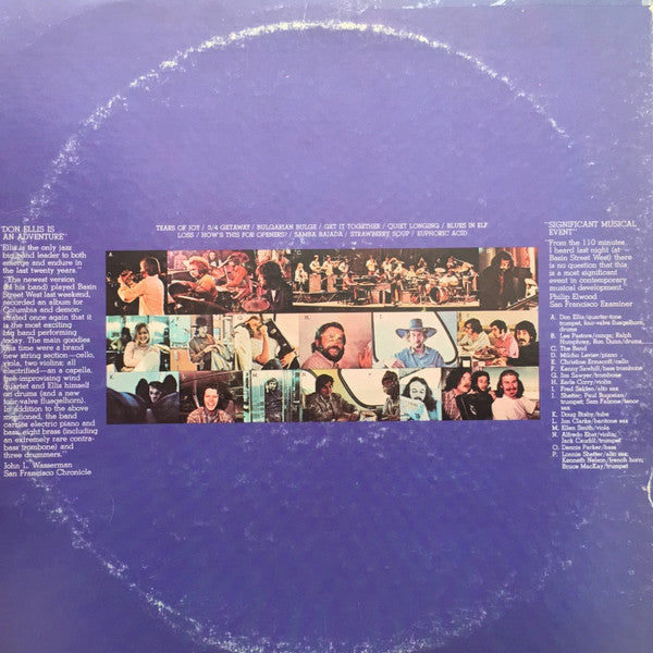 Don Ellis : Tears Of Joy (2xLP, Album, San)