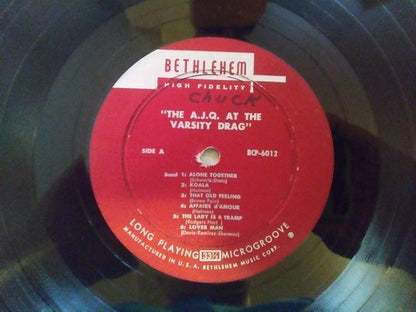 The Australian Jazz Quintet : At The Varsity Drag (LP, Mono, RE, Var)