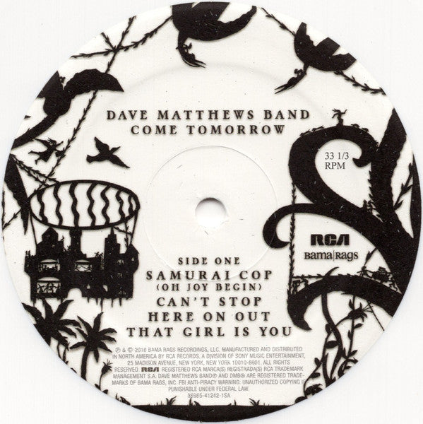 Dave Matthews Band : Come Tomorrow (2xLP, Album, Ltd, Whi)