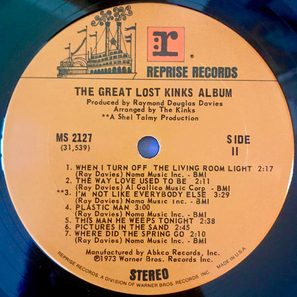 Buy The Kinks : The Great Lost Kinks Album (LP, Album, Mono, San