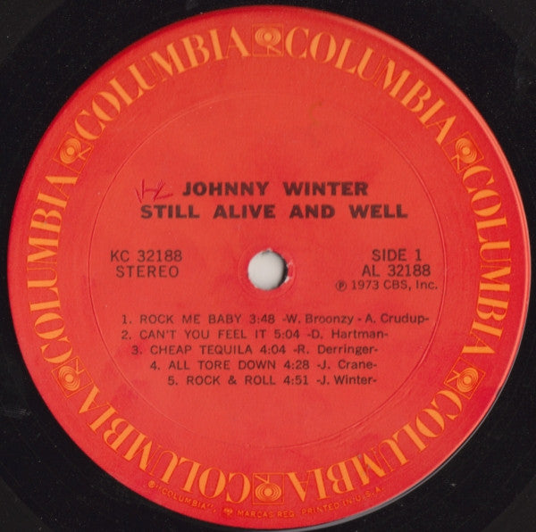 Buy Johnny Winter : Still Alive And Well (LP, Album) Online for a