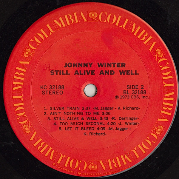 Buy Johnny Winter : Still Alive And Well (LP, Album) Online for a