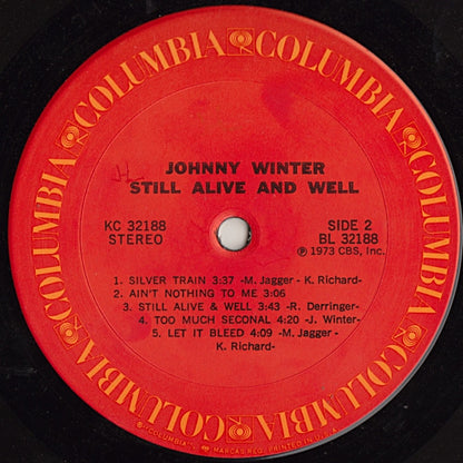 Johnny Winter : Still Alive And Well (LP, Album)
