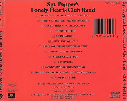 The Beatles : Sgt. Pepper's Lonely Hearts Club Band (CD, Album, RE)