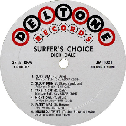 Dick Dale & His Del-Tones : Surfers' Choice (LP, Album, Mono)