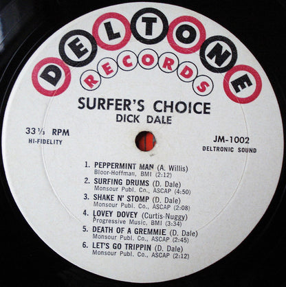 Dick Dale & His Del-Tones : Surfers' Choice (LP, Album, Mono)