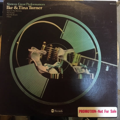 Ike & Tina Turner : Sixteen Great Performances (LP, Comp, Promo)