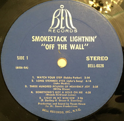 Smokestack Lightnin' : Off The Wall (LP, Album, Mon)