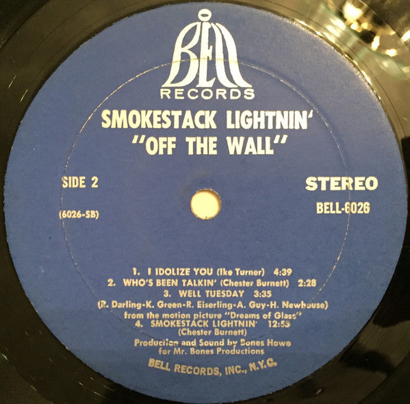 Smokestack Lightnin' : Off The Wall (LP, Album, Mon)
