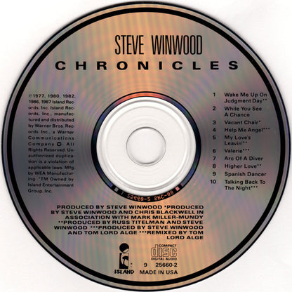 Steve Winwood : Chronicles (CD, Comp)