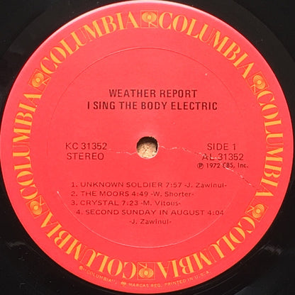Weather Report : I Sing The Body Electric (LP, Album, San)