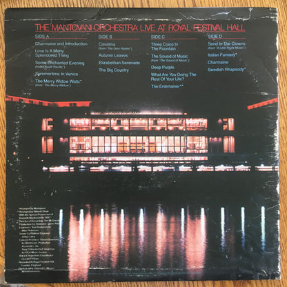 The Mantovani Orchestra : Live At Royal Festival Hall (LP)