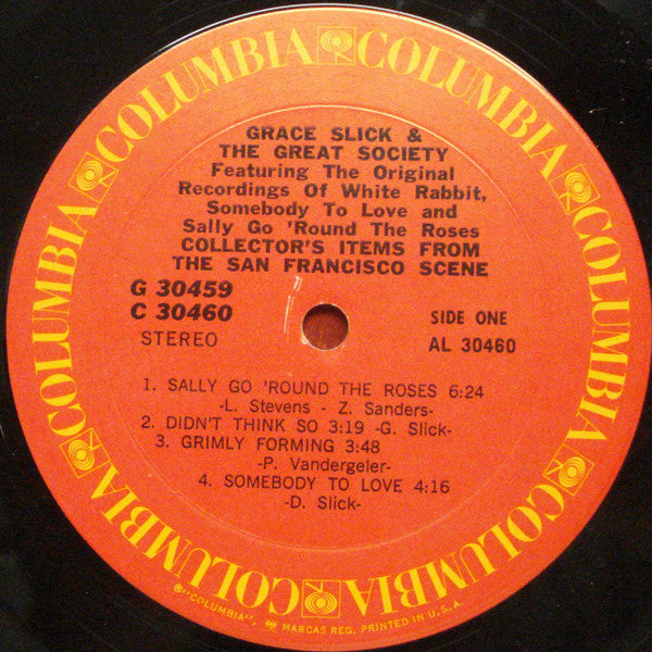 Grace Slick & The Great Society : Collector's Item From The San Francisco Scene (2xLP, Comp, Pit)