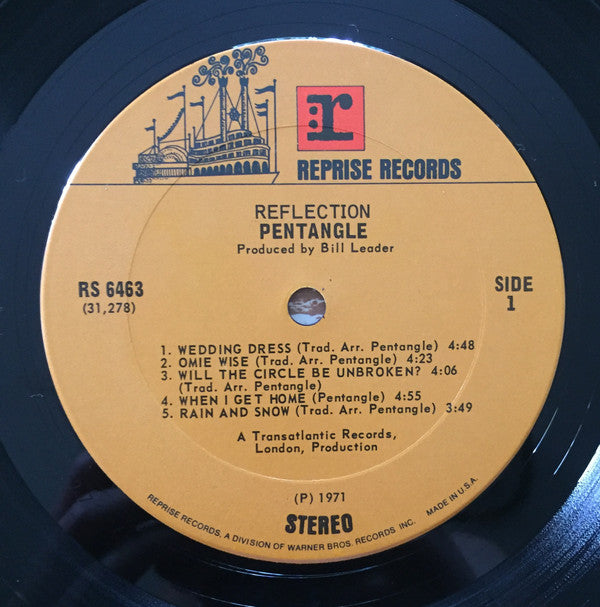 Pentangle : Reflection (LP, Album, Gat)