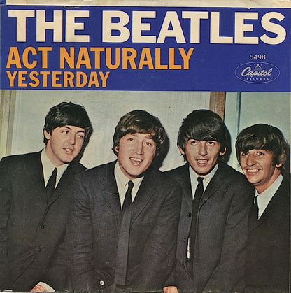 The Beatles : Yesterday / Act Naturally (7", Single, Scr)