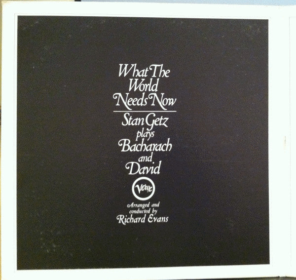 Buy Stan Getz : What The World Needs Now - Stan Getz Plays 