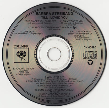 Barbra Streisand : Till I Loved You (CD, Album)