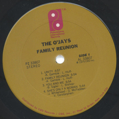 The O'Jays : Family Reunion (LP, Album, Pit)