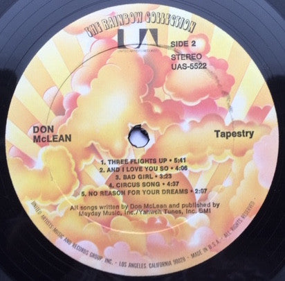 Don McLean : Tapestry (LP, Album, RE)