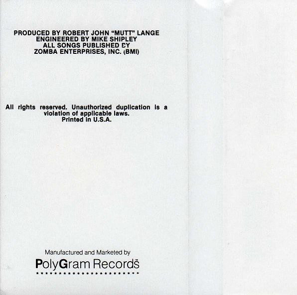 Def Leppard : Pyromania (Cass, Album)