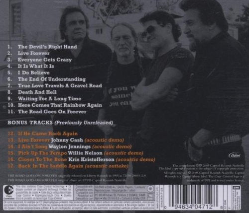 The Highwaymen : The Road Goes On Forever: 10th Anniversary Edition (CD, Album, Club, RE, S/Edition + DVD-V, Club, NTSC)