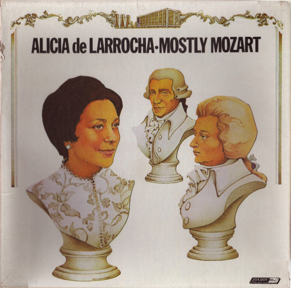 Alicia De Larrocha : Mostly Mozart (4xLP, Comp + Box)