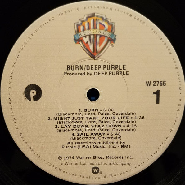 Deep Purple : Burn (LP, Album, RP, Jac)