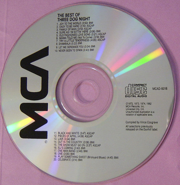 Three Dog Night : The Best Of Three Dog Night (CD, Comp, RE)