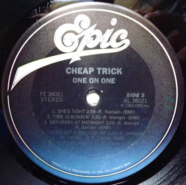 Cheap Trick : One On One (LP, Album, Pit)