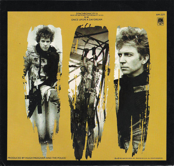 The Police : Synchronicity II (7", Single, Styrene, Pit)