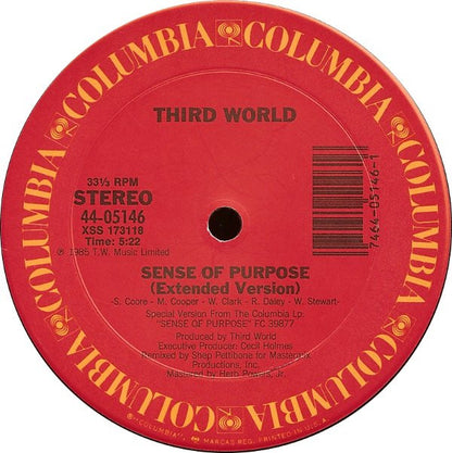 Third World : Sense Of Purpose (12", Single)