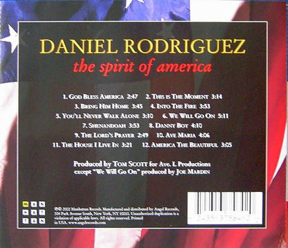 Daniel Rodriguez (6) : The Spirit Of America (CD)