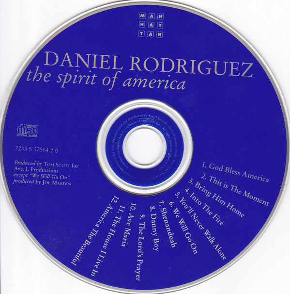 Daniel Rodriguez (6) : The Spirit Of America (CD)