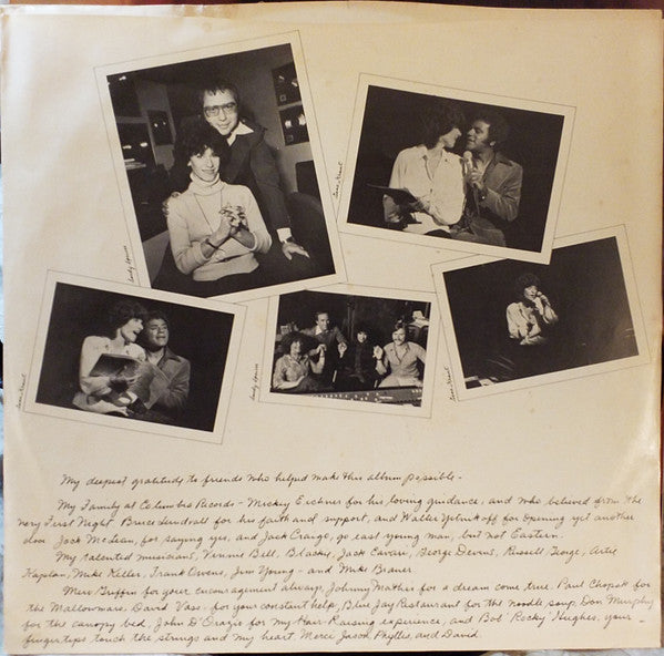 Jane Olivor : Stay The Night (LP, Album, San)
