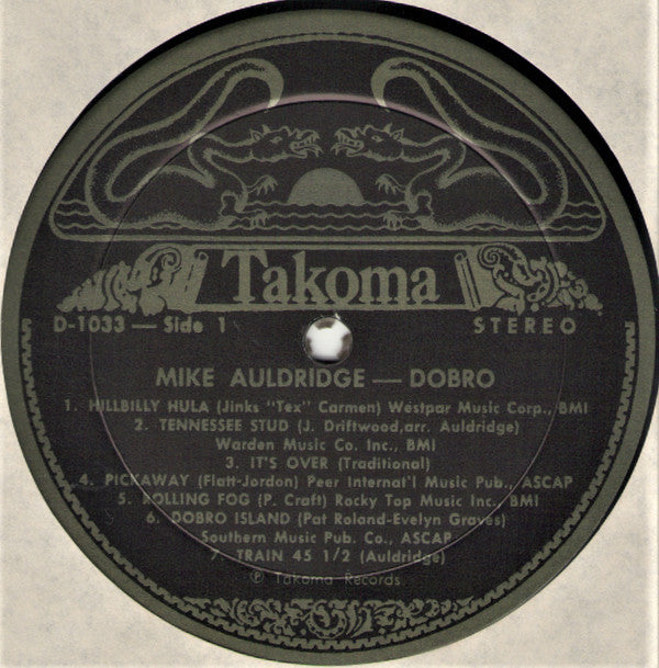 Mike Auldridge : Dobro (LP, Album, RE)