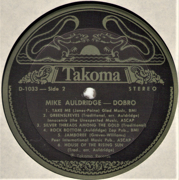 Mike Auldridge : Dobro (LP, Album, RE)