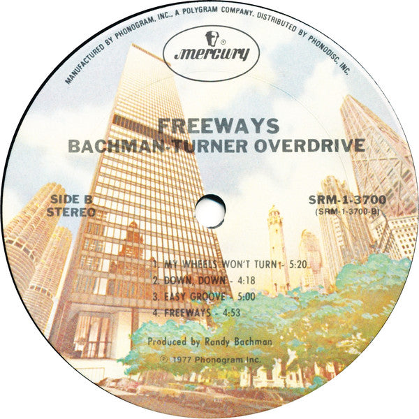 Bachman-Turner Overdrive : Freeways (LP, Album, Ter)