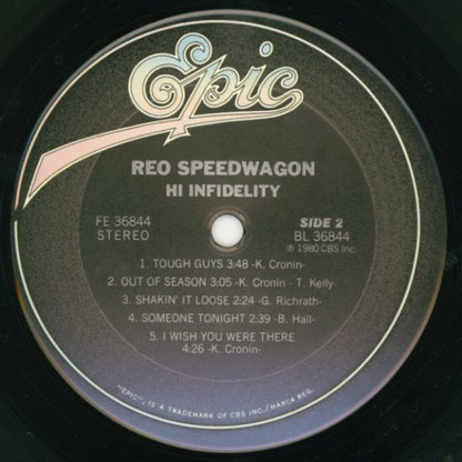 REO Speedwagon : Hi Infidelity (LP, Album)
