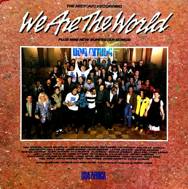 USA For Africa : We Are The World (LP, Album, Pit)